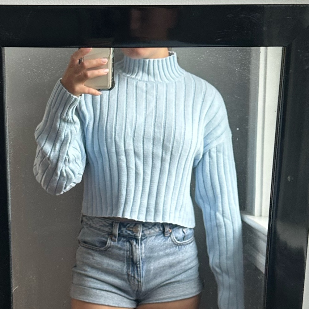 Blue sweater